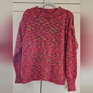 Women's Multicolor Knit Sweater - XL